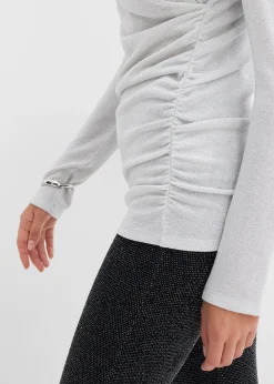 Femme bonprix T-Shirts & Tops|T-shirt manches longues à fronces