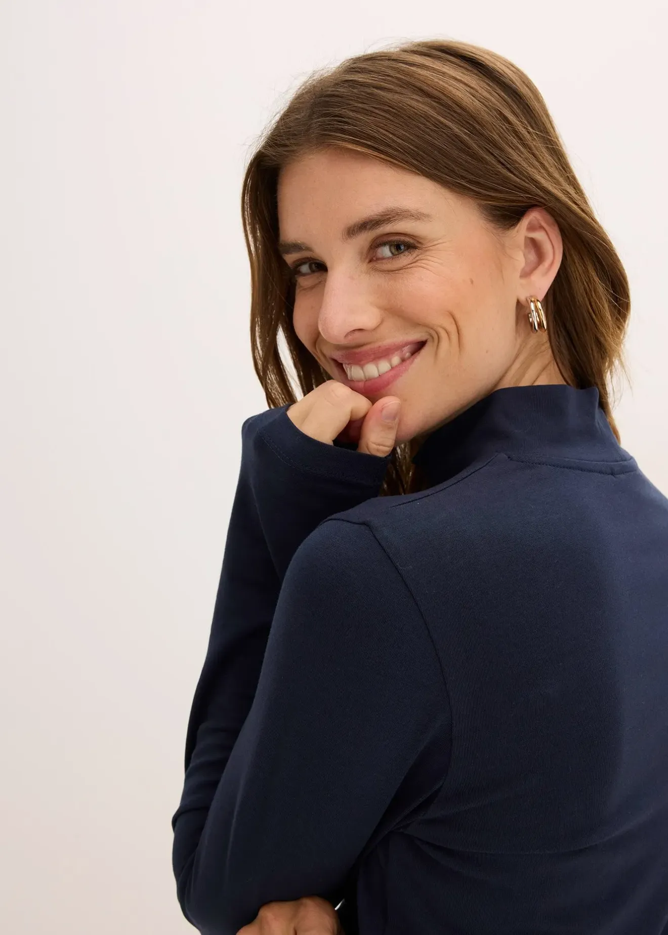 Femme bonprix Basiques|T-Shirts & Tops|T-shirt manches longues ajusté