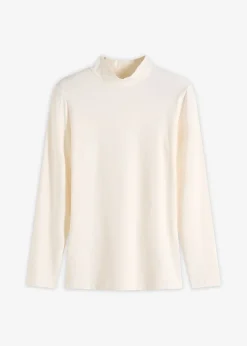 Femme bonprix Basiques|T-Shirts & Tops|T-shirt manches longues ajusté