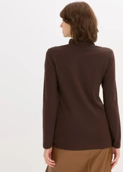 bonprix T-shirt manches longues ajusté|Femme Basiques|T-Shirts & Tops