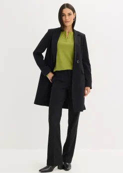 Femme bonprix T-Shirts & Tops|T-shirt manches longues avec empiècement satin