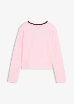 bonprix T-shirt manches longues court en coton extensible|Enfant Vêtements Enfant|Filles 9-16 Ans·T-Shirts & Chemisiers