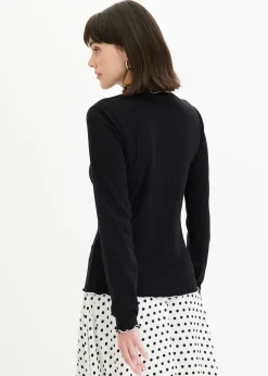 Femme bonprix T-Shirts & Tops|T-shirt manches longues côtelé