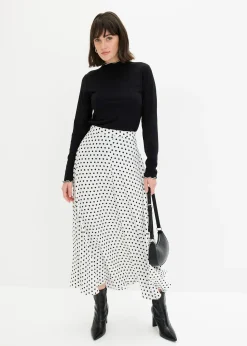 Femme bonprix T-Shirts & Tops|T-shirt manches longues côtelé