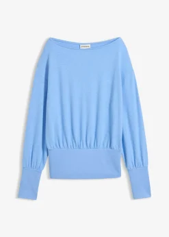 Femme bonprix T-Shirts & Tops|T-shirt manches longues doux avec viscose