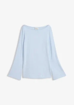 Femme bonprix T-Shirts & Tops|T-shirt manches longues doux en viscose mélangée