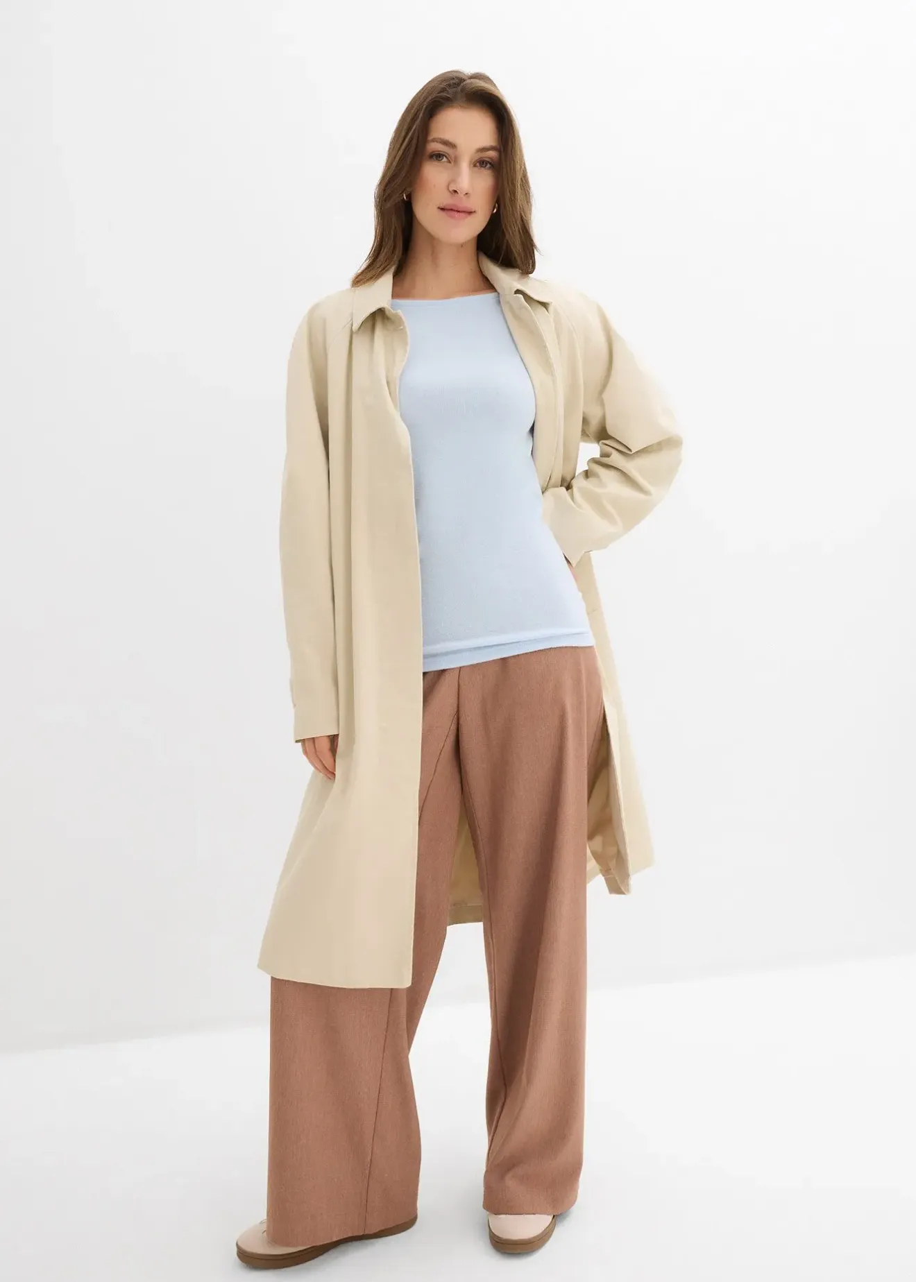 Femme bonprix T-Shirts & Tops|T-shirt manches longues doux en viscose mélangée