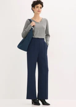 Femme bonprix T-Shirts & Tops|T-shirt manches longues détails œillets