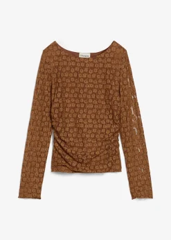 bonprix T-shirt manches longues en dentelle|Femme T-Shirts & Tops