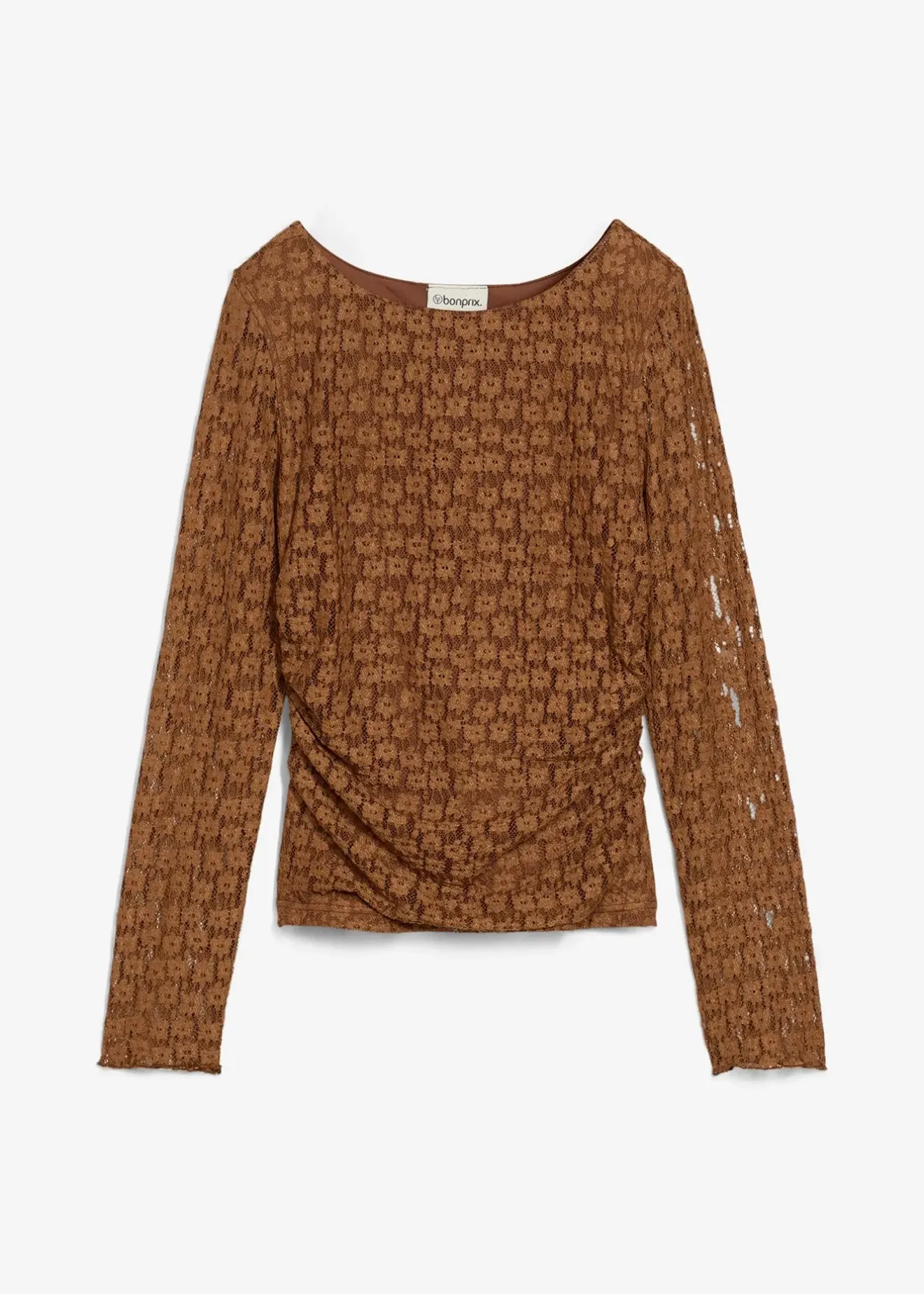 bonprix T-shirt manches longues en dentelle|Femme T-Shirts & Tops