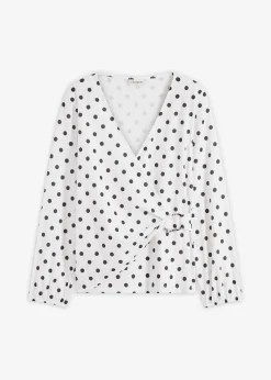 Femme bonprix T-Shirts & Tops|T-shirt manches longues en jersey texturé