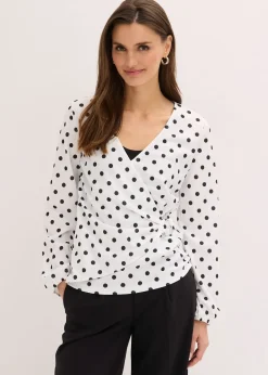 Femme bonprix T-Shirts & Tops|T-shirt manches longues en jersey texturé