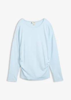 bonprix T-shirt manches longues en Punto di Roma confortable|Femme T-Shirts & Tops