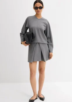 Femme bonprix T-Shirts & Tops|T-shirt manches longues en Punto di Roma confortable