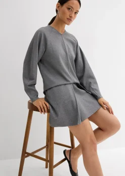 Femme bonprix T-Shirts & Tops|T-shirt manches longues en Punto di Roma confortable