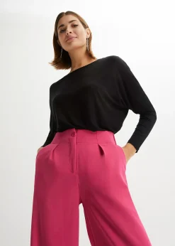 bonprix T-shirt manches longues en viscose douce et extensible|Femme T-Shirts & Tops