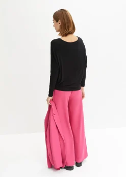 bonprix T-shirt manches longues en viscose douce et extensible|Femme T-Shirts & Tops