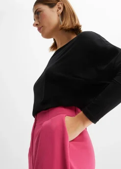 bonprix T-shirt manches longues en viscose douce et extensible|Femme T-Shirts & Tops