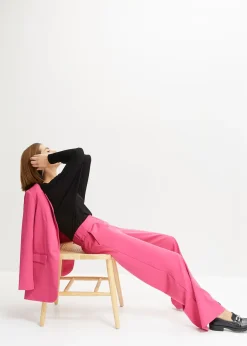 bonprix T-shirt manches longues en viscose douce et extensible|Femme T-Shirts & Tops