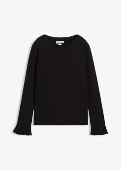 bonprix T-shirt manches longues en coton extensible|Enfant Vêtements Enfant|Filles 9-16 Ans·T-Shirts & Chemisiers