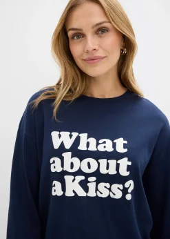 bonprix T-shirt manches longues en coton épais|Femme T-Shirts & Tops