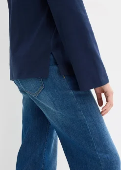 bonprix T-shirt manches longues en coton épais|Femme T-Shirts & Tops