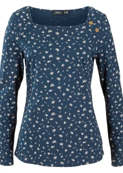 bonprix T-shirt manches longues imprimé|Femme T-Shirts & Tops