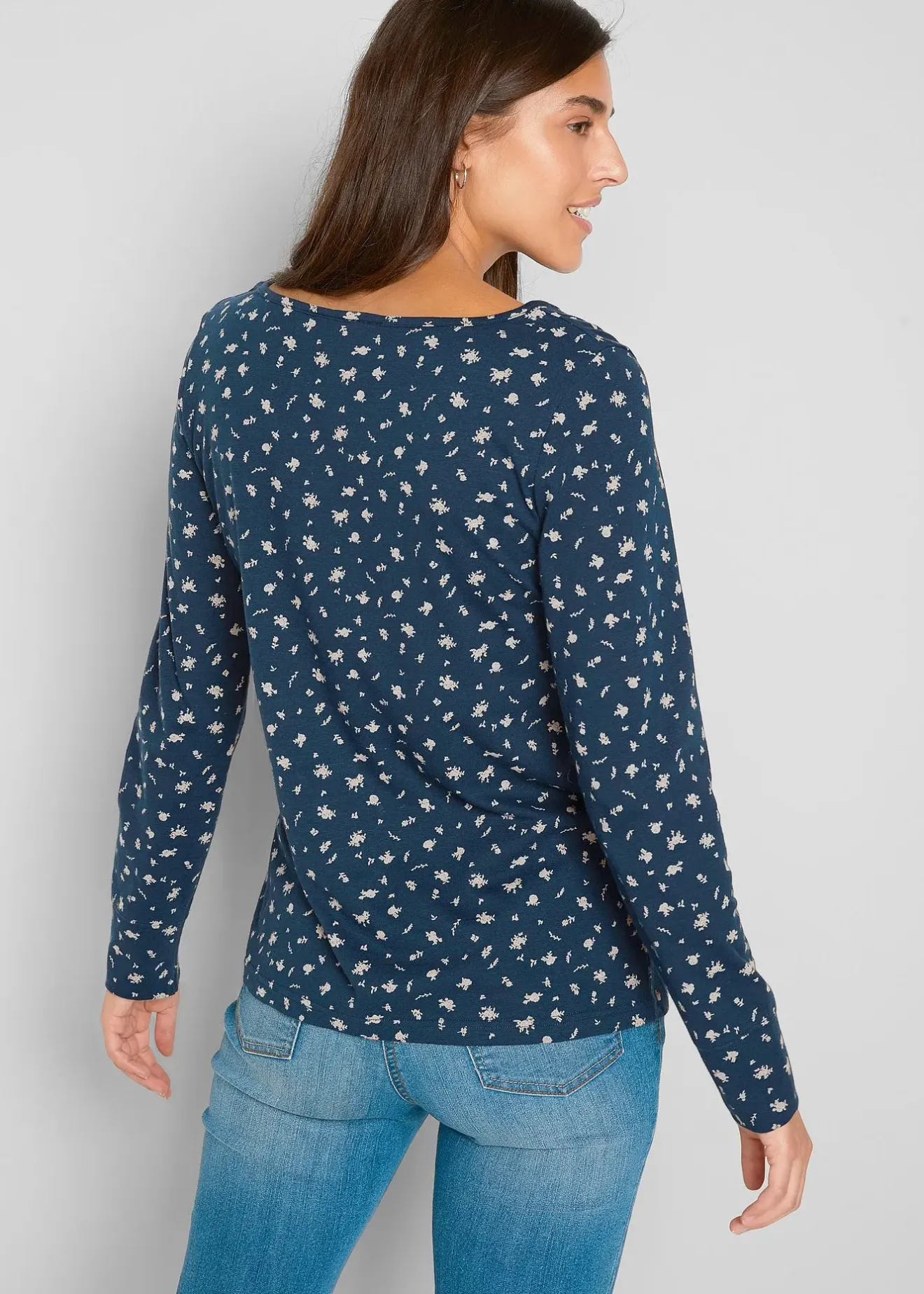 bonprix T-shirt manches longues imprimé|Femme T-Shirts & Tops