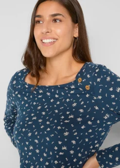 bonprix T-shirt manches longues imprimé|Femme T-Shirts & Tops