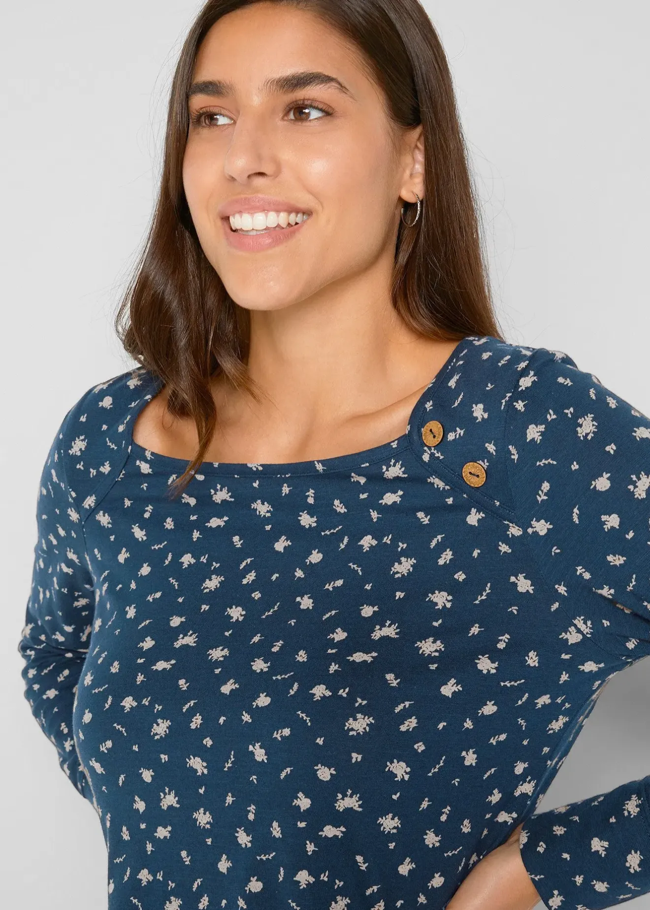 bonprix T-shirt manches longues imprimé|Femme T-Shirts & Tops