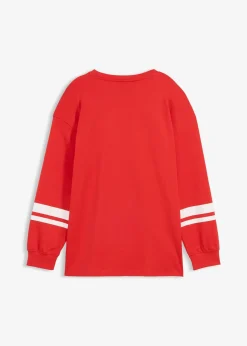 Enfant bonprix Vêtements Enfant|Filles 9-16 Ans·T-Shirts & Chemisiers|T-shirt manches longues oversize 100% coton