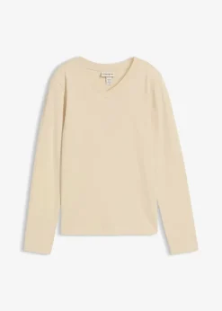 Femme bonprix Basiques|T-Shirts & Tops|T-shirt manches longues près du corps