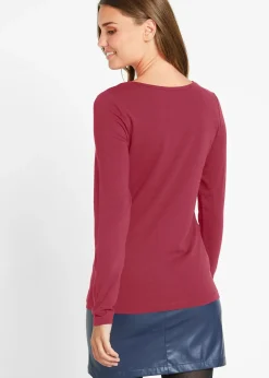 Femme bonprix Basiques|T-Shirts & Tops|T-shirt manches longues près du corps