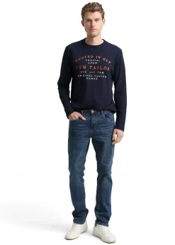 Tom Tailor T-shirt manches longues|Homme T-Shirts & Polos