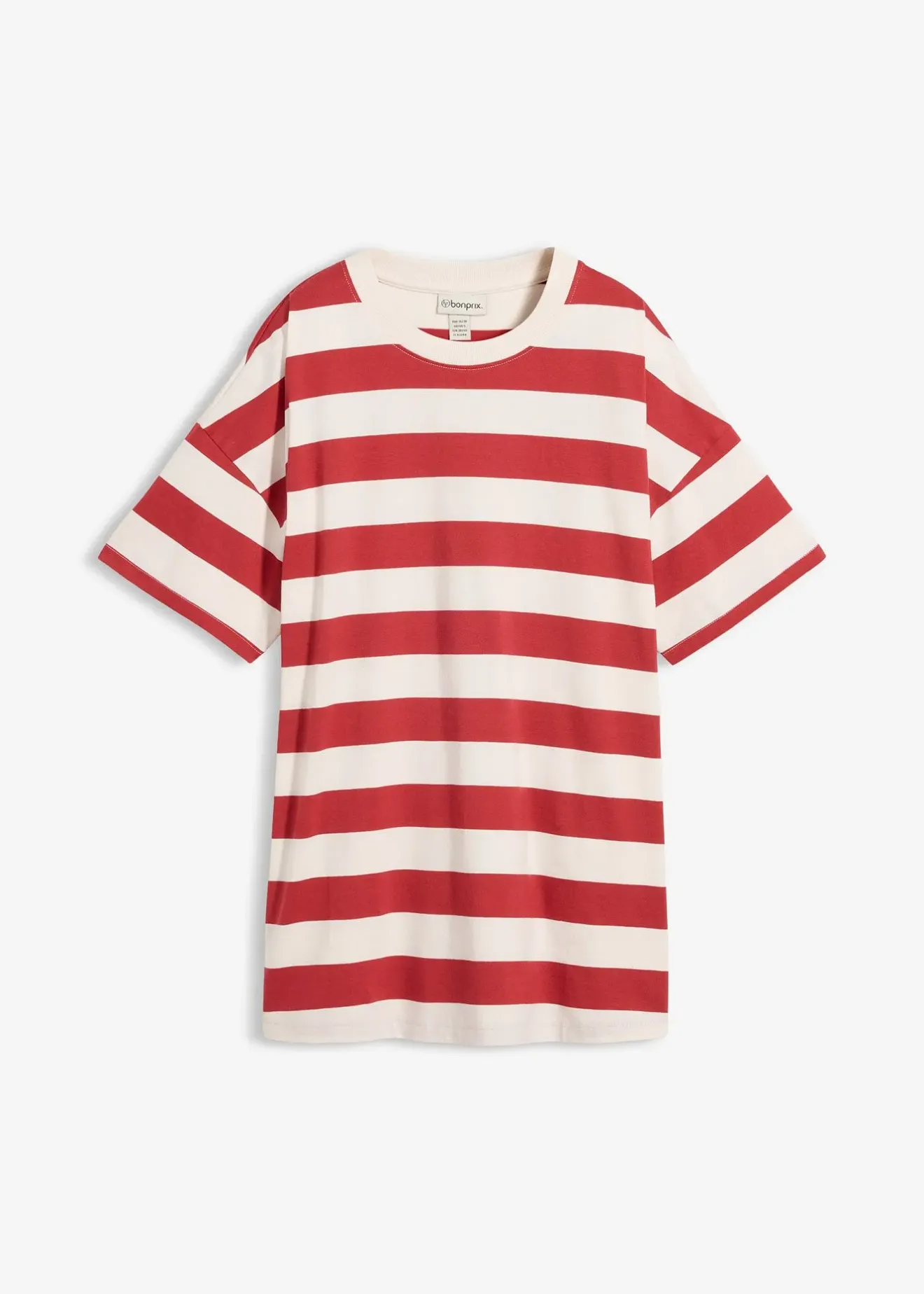 Femme bonprix Basiques|T-Shirts & Tops|T-shirt oversize 100% coton