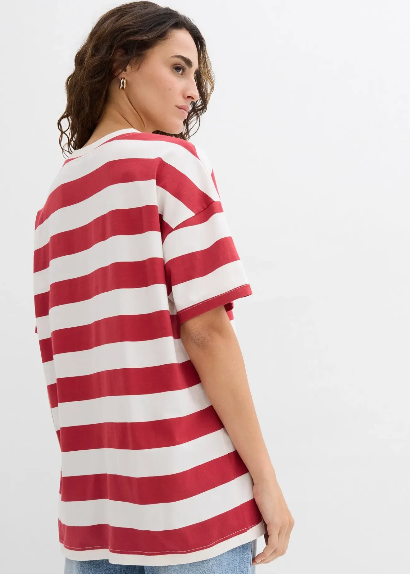 Femme bonprix Basiques|T-Shirts & Tops|T-shirt oversize 100% coton