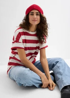 Femme bonprix Basiques|T-Shirts & Tops|T-shirt oversize 100% coton