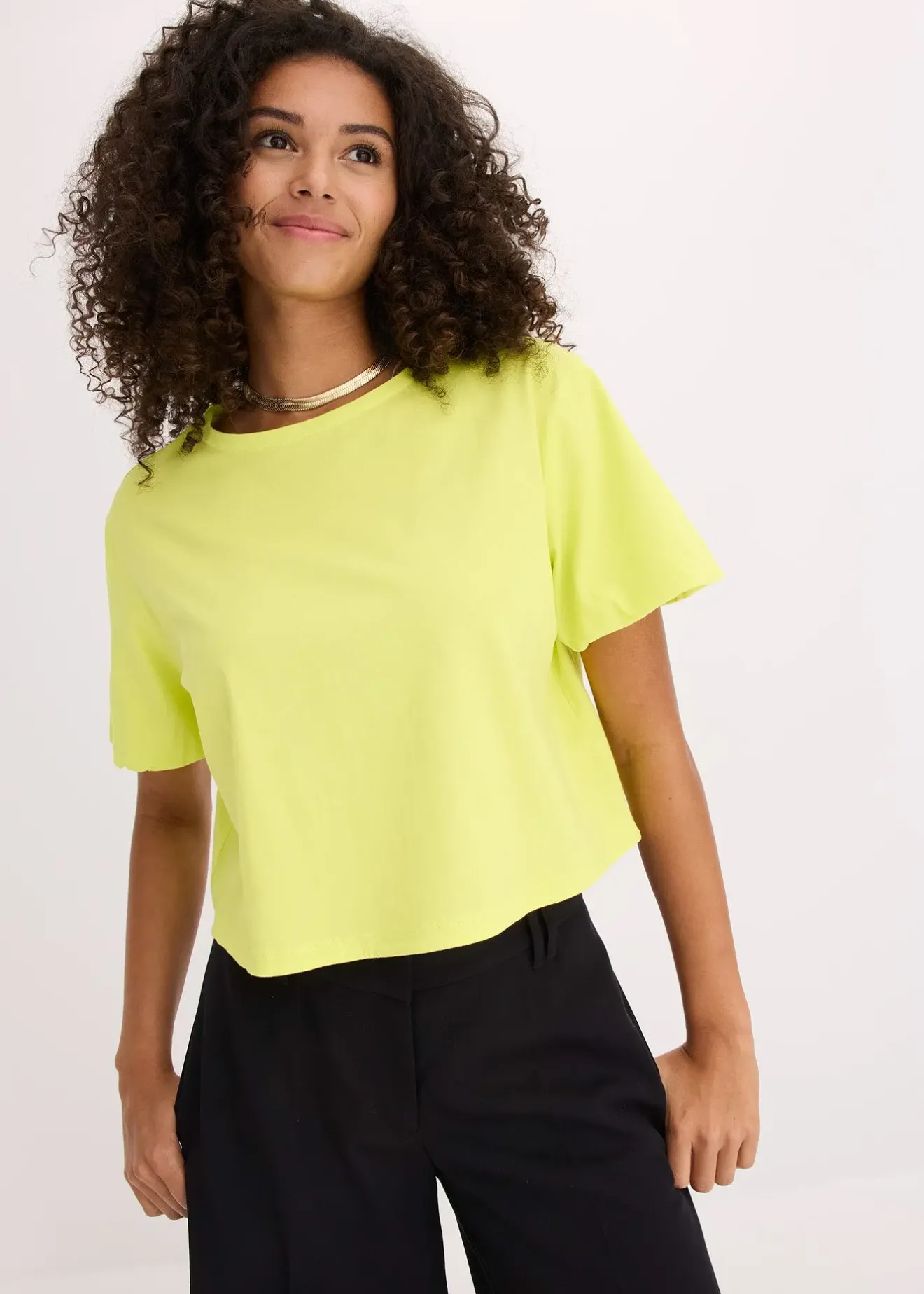 bonprix T-shirt oversize 100% coton|Femme T-Shirts & Tops