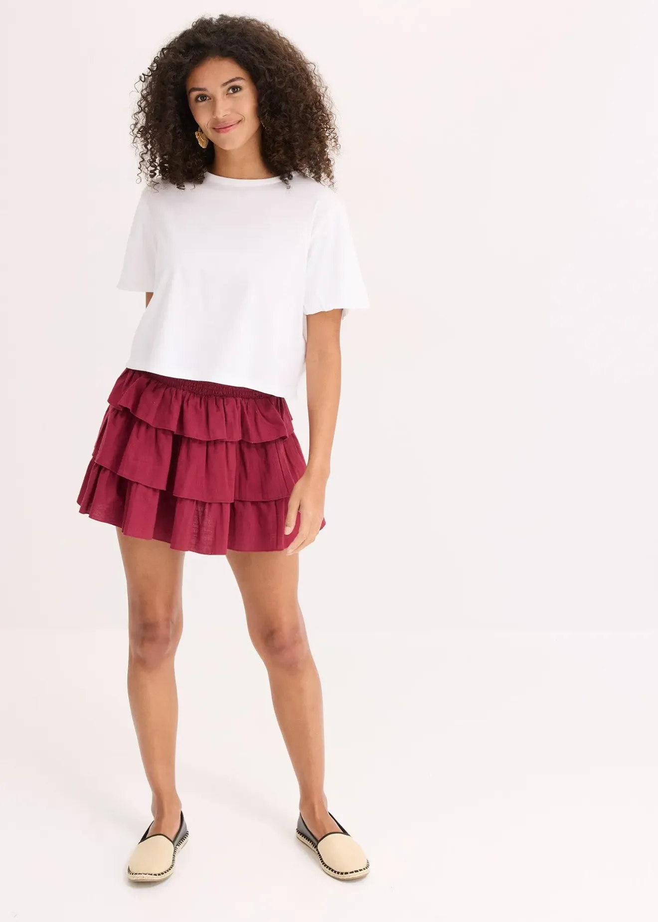 bonprix T-shirt oversize 100% coton|Femme T-Shirts & Tops