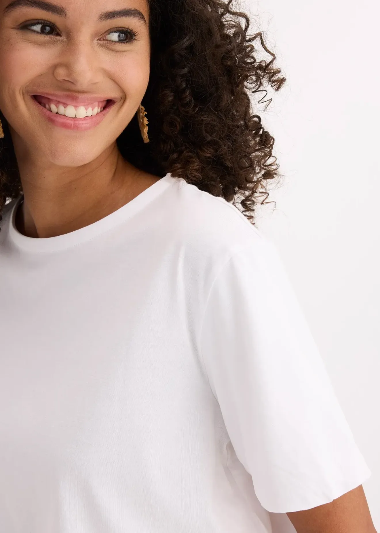 bonprix T-shirt oversize 100% coton|Femme T-Shirts & Tops