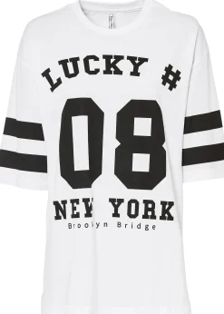 bonprix T-shirt oversize 100% coton|Femme T-Shirts & Tops