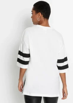bonprix T-shirt oversize 100% coton|Femme T-Shirts & Tops