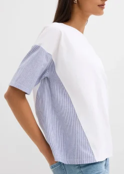 Femme bonprix T-Shirts & Tops|T-shirt oversize en coton extensible