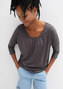 bonprix T-shirt oversize en viscose mélangée|Femme T-Shirts & Tops