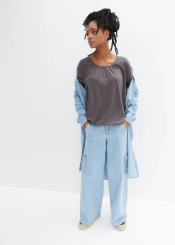 bonprix T-shirt oversize en viscose mélangée|Femme T-Shirts & Tops