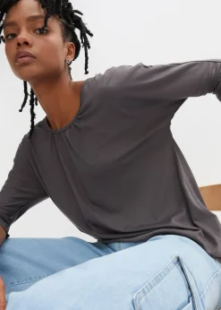 bonprix T-shirt oversize en viscose mélangée|Femme T-Shirts & Tops