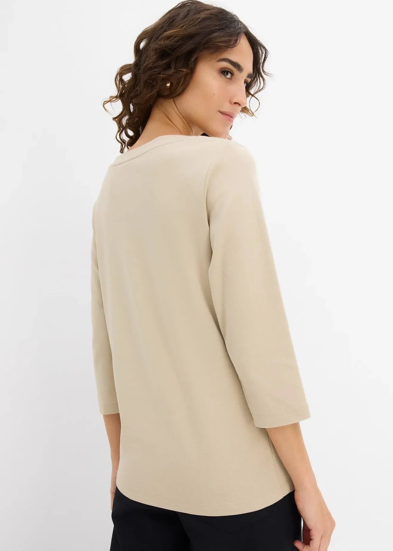 bonprix T-shirt épais 100% coton|Femme Basiques|T-Shirts & Tops