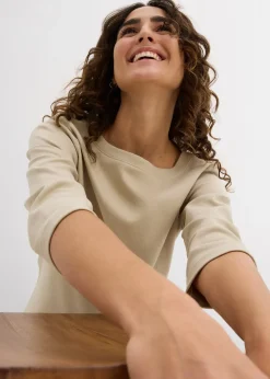 bonprix T-shirt épais 100% coton|Femme Basiques|T-Shirts & Tops