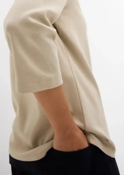 bonprix T-shirt épais 100% coton|Femme Basiques|T-Shirts & Tops