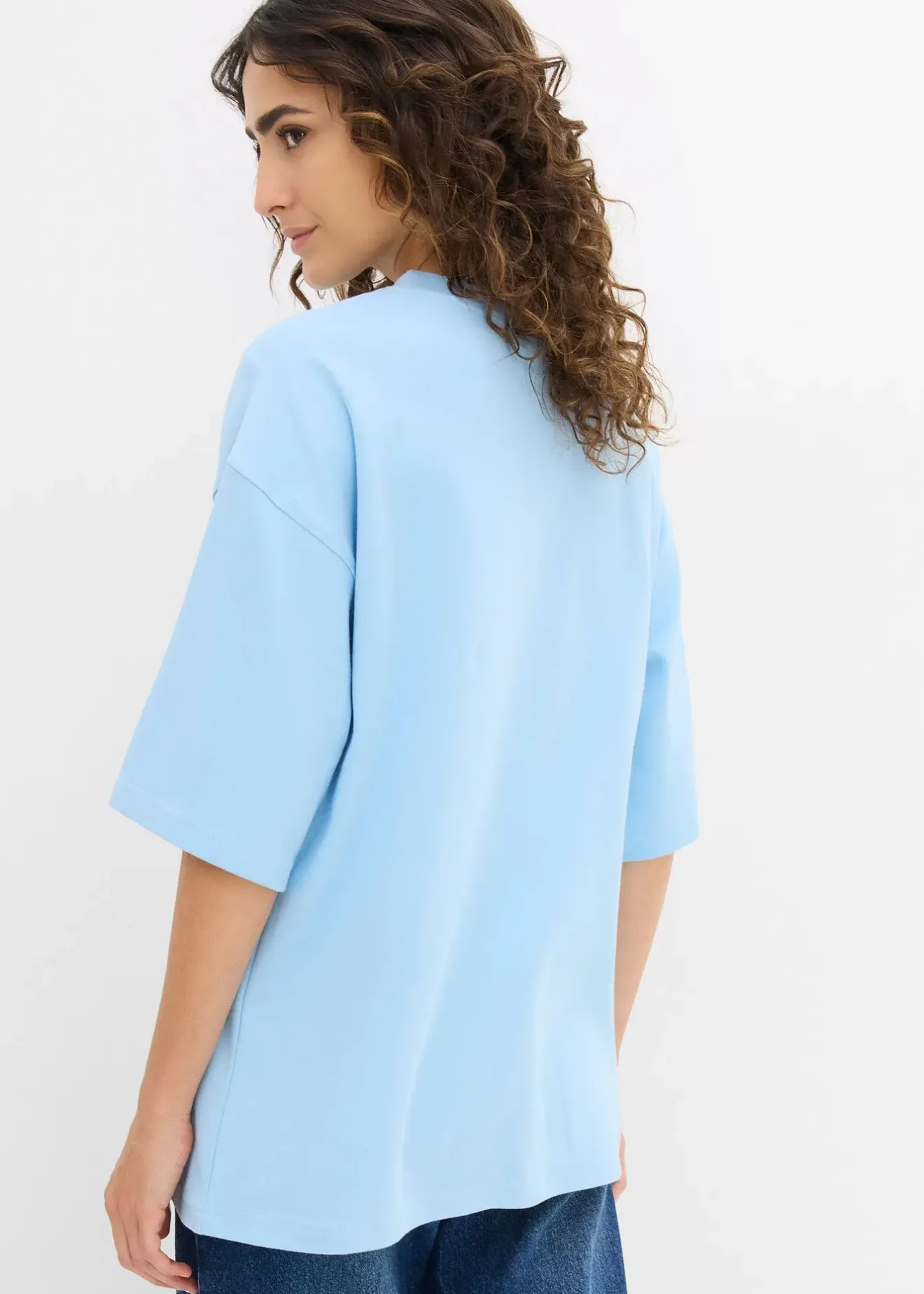 Femme bonprix Basiques|T-Shirts & Tops|T-shirt épais oversize 100% coton